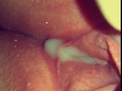 Creampie coming out teen bbw pussy