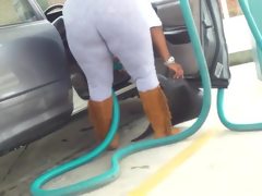 Huge ass bbw at the car wash